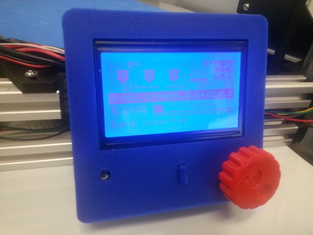 Lcd 12864 custodia 3d la stampa lcd12864 3D print model - Mito3D