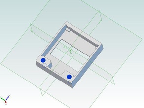 ssd1306 cas i2c twi spi écran oled de petite taille l'électronique multiwii 3d print model - Mito3D