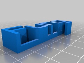 meine angepasste 3d-Typenschild Skulpturen 3d print model - Mito3D