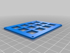 12 anahtar cherry mx macropad elektronik 3d print model - Mito3D