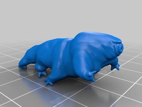 su ayı b&aumlrtierchen tardigrada biyoloji 3d print model - Mito3D