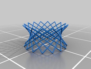 my customized hyperbolic mesh sculpture sculptures 3d print model - Mito3D
