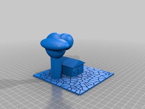 casa semplice 3d stampa 3d print model - Mito3D