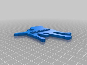 montanna keychains customized 3d print model - Mito3D