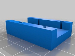 destek ıgus nw-02-17 et raylar mini kossel 3d yazıcı parçalar 3d print model - Mito3D