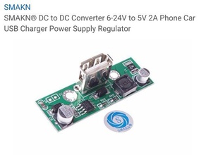 case smakn dc converter 6-24v 5v 2a charger regulator tool holders boxes dctodc inverter usb 3d print model - Mito3D