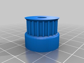 my customized parametric pulley lots tooth profiles 5mm 3d printer parts 3d print model - Mito3D