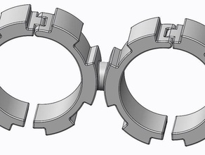star wars imperial binders props handcuffs starwars 3d print model - Mito3D
