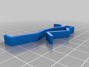 valance clip tonalità legno di sostituzione parti 3d print model - Mito3D