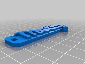 molly-leckeri uno llaveros personalizado 3d print model - Mito3D