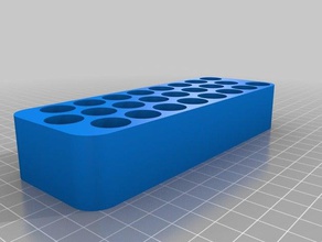 bandeja de 24 baterias aa organização 3d print model - Mito3D