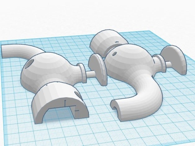 torneira carregador verticle edifícios estruturas 3D print model - Mito3D