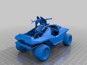halo-warthog araçlar 3d print model - Mito3D
