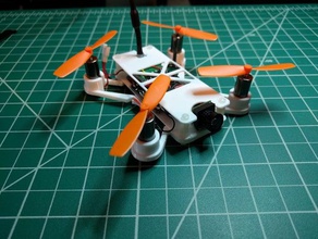 micro quadcopter quadro de 90mm rc veículos beefs escovado conselho administração fpv sciski 3d print model - Mito3D