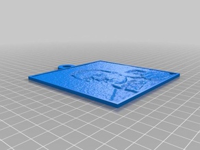 meu personalizados lithopane 2d arte 3d print model - Mito3D