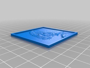 meu personalizados lithopane 2d arte 3d print model - Mito3D