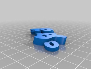 saray Anahtarlık özelleştirilmiş 3d print model - Mito3D