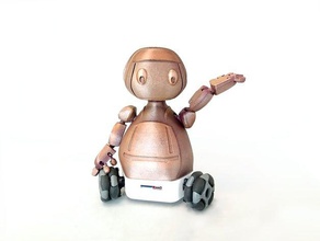 cuerpo miniloki diy bot omnidireccional robot 3d print model - Mito3D