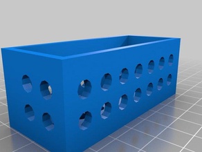 Sattel lipo box Löcher Container angepasst 3d print model - Mito3D