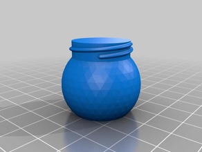 meine angepasste hohen container epcot Raumschiff Erde-Stil 2 Container 3d print model - Mito3D