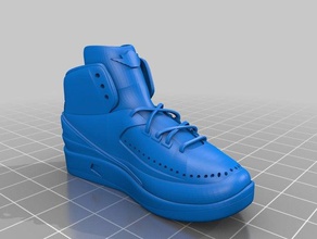 air jordan ii llaveros La impresión en 3d art la zapatilla de deporte 3d print model - Mito3D