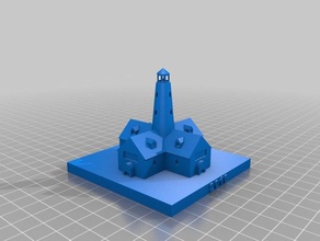 beim Leuchtturm 3d drucken Architektur genial cool ocean 3d print model - Mito3D