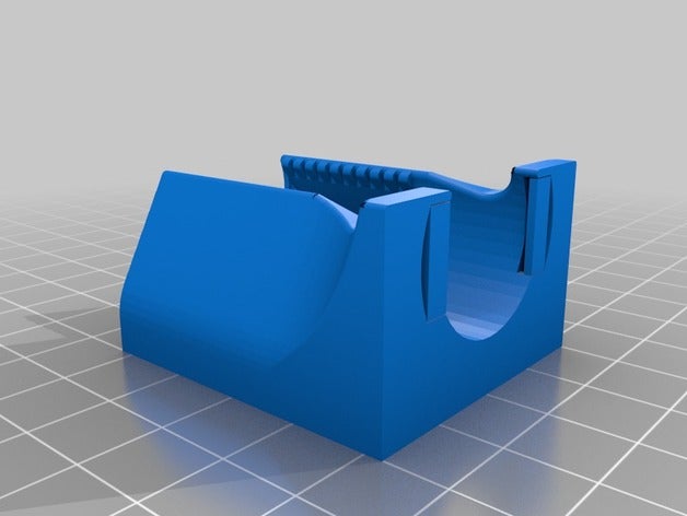 e3d 40x40 fan duct remix more air flow nozzle printer accessories 3D print model - Mito3D