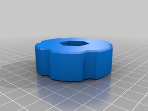 meu personalizados m14 polegar botão métrica mão ferramentas 3d print model - Mito3D