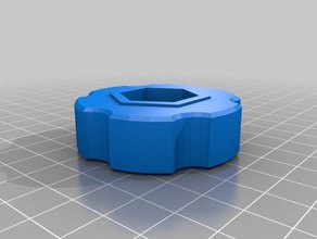meu m14 rev personalizado polegar botão métrica mão ferramentas 3d print model - Mito3D
