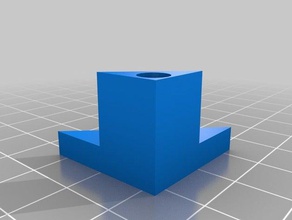 l'axe de l'écrou piège en aluminium chauffée lit makerfarm pegasus 3d l'impression tests 3d print model - Mito3D