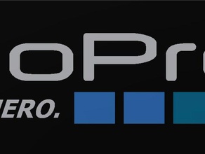 gopro logotipo 3d impresión 3d print model - Mito3D