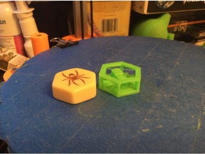 bolso ramo de minecraft aranha peça jogos boardgame jogo tabuleiro 3d print model - Mito3D