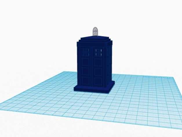 tardis-led 3d drucken Arzt 3D print model - Mito3D