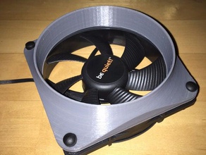 120mm fan adapter dn100 ht pipe computer 3d print model - Mito3D