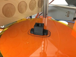 mini kossel-filament-Halter 3d drucken 3d print model - Mito3D
