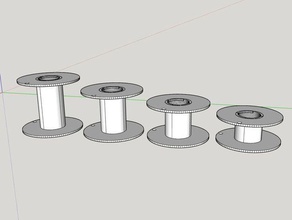 wire spools collection electronics 3d print model - Mito3D