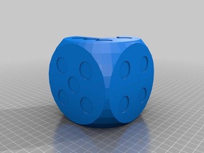 rigged die lands 6 100 dice customized 3d print model - Mito3D
