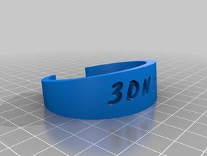 3dnrjcom bracelet les bracelets personnalisé 3d print model - Mito3D