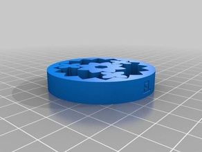 fina simples do rolamento da engrenagem partes personalizado 3d print model - Mito3D