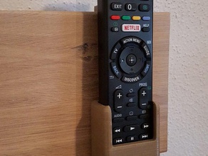 tv remote control holder sony rmt-tx100d other bravia customized organization television 3d print model - Mito3D
