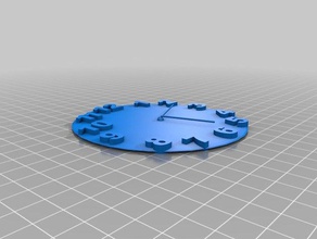 crazy clock 3d stampa 3d print model - Mito3D