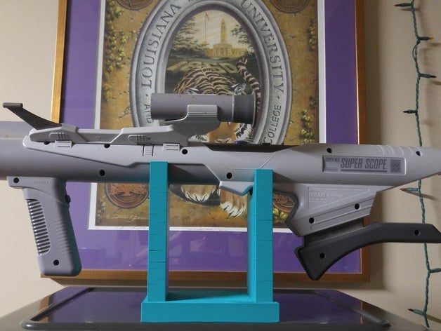 super scope 6 gun rack decor 3D print model - Mito3D