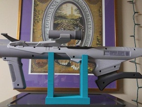 super scope 6 gun rack decor 3d print model - Mito3D