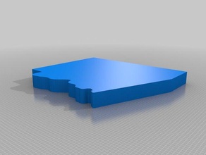 arizona shape decor 3d print model - Mito3D