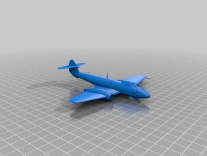 1940s gloster meteor mk iii high quality vehicles 3d print model - Mito3D