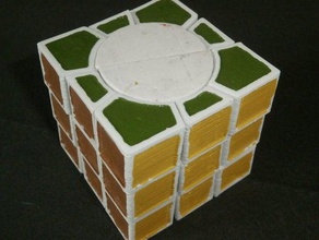 rubiks 3x3x3 o-type 1 square-3 puzzles 3d print model - Mito3D