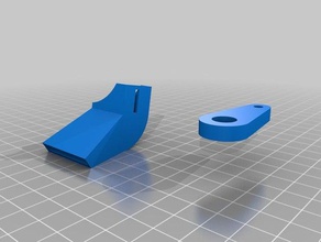 snap-fit-Gebläse duct-20 3 d Drucker Teile angepasst 3d print model - Mito3D