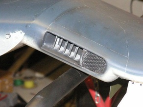 radiatore olio assunzioni carf f4u corsair rc veicoli 3d print model - Mito3D