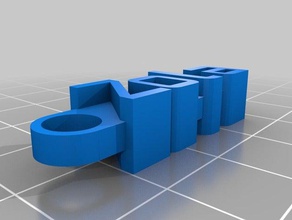 zola de l'organisation personnalisé 3d print model - Mito3D
