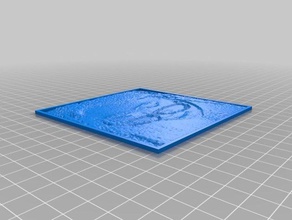 meu personalizados lithopane 2d arte 3d print model - Mito3D